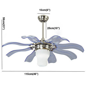 Metal Air Aspire 46" 1170mm Ceiling Fan with Multicolor LED Light Metal Air Aspire 46" 1170mm Ceiling Fan with Multicolor LED Light